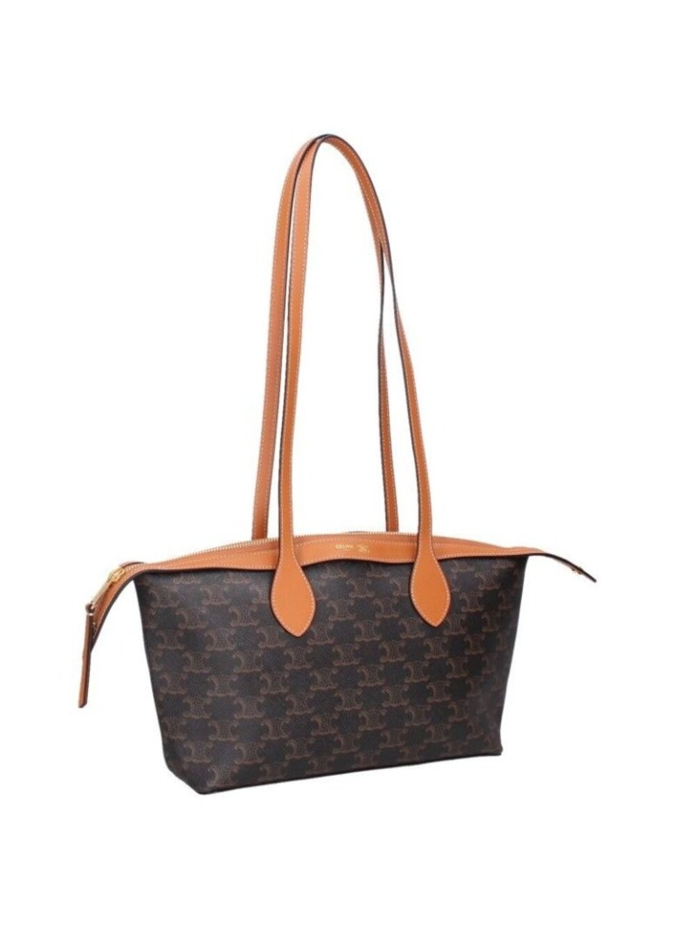 Celine Triomphe Canvas Small Duffle Tote Bag